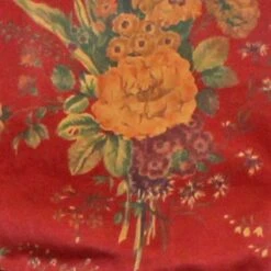 RLF Home Eliza Excellent Deep Color Background Cornice Stylish Window Valance 3" Rod Pocket 50" X 17" Red Wine -RLF Home Sales 085da6ce92fb4161b9695eb09b95c0ee