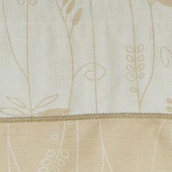 RLF Home Aquarelles Window Treatment Banded Premium Quality Valance 3" Rod Pocket 50" X 16" Aqua Mist