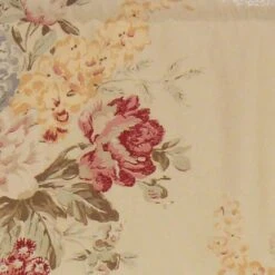 RLF Home Eden Regal Large Flower Bouquets Valances Are Identical Stylish Windows Valance 3" Rod Pocket 50" X 17" Walnut Light Brown -RLF Home Sales 549a984418fe4a858302985e678c6d30