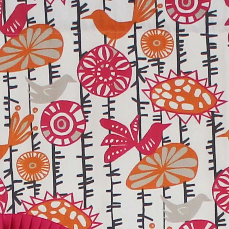 RLF Home Merangerie Window Treatment Ruffled Cornice Premium Quality Valance 3" Rod Pocket 50" X 17" Sherbert Red 5 RLF Home Merangerie Window Treatment Ruffled Cornice Premium Quality Valance 3" Rod Pocket 50" X 17" Sherbert Red - Image 3