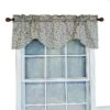 RLF Home Chopin Bravo Window Treatment Valance 1-1/2" Rod Pocket 2" Header 50" X 15" Blue Mist -RLF Home Sales 6e01b85a49104b15b09ec2ff70066072