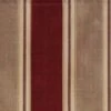 RLF Home Bodega Stripe Window Treatment Regal Valance 3" Rod Pocket 50" X 17" Mauve Red -RLF Home Sales 80767 MV SW