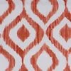 RLF Home Zamya Regal Window Treatment Valance 3" Rod Pocket 50" X 17" Tangerine -RLF Home Sales 80774 TG SW