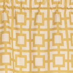 RLF Home Gigi Tailored Window Treatment Premium Quality Valance Saffron 3" Rod Pocket 50" X 14" Yellow -RLF Home Sales 9fd3709173d9464d8f54b5e9c86e7e32