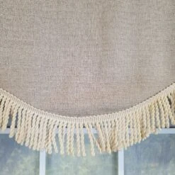 RLF Home 100% Cotton Denton Cornice Fully Lined Windows Rod Pocket Valance 50" X 17" Cream -RLF Home Sales GUEST 0d62deb4 6802 48ee a52e 9d811075afaf