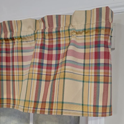 RLF Home 100% Polyester Syon Park Tailored Unlined Windows Rod Pocket Valance 51" X 12" Amber 4 RLF Home 100% Polyester Syon Park Tailored Unlined Windows Rod Pocket Valance 51" X 12" Amber - Image 2