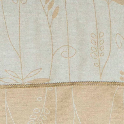 RLF Home Aquarelles Window Treatment Banded Premium Quality Valance 3" Rod Pocket 50" X 16" Aqua Mist 5 RLF Home Aquarelles Window Treatment Banded Premium Quality Valance 3" Rod Pocket 50" X 16" Aqua Mist - Image 3