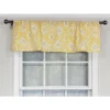 RLF Home Geo Tailored 100% Cotton With Fully Lined 3" Rod Pocket Valnance For Windows 50" X 14" Yellow -RLF Home Sales GUEST 1b04a99d fb8f 4014 ad77 67947665d70b