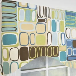 RLF Home Mesmerize Cornice Valance - 100% Cotton With Ivory Lining 50" X 17" Green -RLF Home Sales GUEST 1b08610c 8598 4490 b460 ed40d36359e9