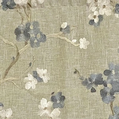 Lilikoi Cornice 3" Rod Pocket Window Valance 50" X 17" Glacier By RLF Home 4 Lilikoi Cornice 3" Rod Pocket Window Valance 50" X 17" Glacier By RLF Home - Image 2