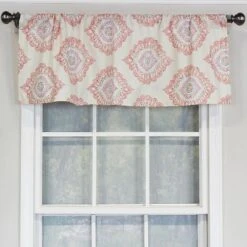RLF Home Exquisite Tailored 100% Cotton With Fully Lined 3" Rod Pocket Valnance For Windows 50" X 14" Scarlet 9 RLF Home Exquisite Tailored 100% Cotton With Fully Lined 3" Rod Pocket Valnance For Windows 50" X 14" Scarlet -RLF Home Sales GUEST 24344cd8 3910 4e4a 887c 4b758a32dbbd