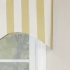 Beach Stripe Style Cornice 3" Rod Pocket Valance 50" X 17" Tan By RLF Home -RLF Home Sales GUEST 2e3cd5a5 a13d 4eca b5ba 969b12b51398