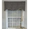 RLF Home 3" Rod Pocket High Quality Fabric Jasper Cornice Valance With Tassel Trim For Windows 50" X 17" Charcoal -RLF Home Sales GUEST 329c9ba0 cf44 4db2 90f4 5844cd7f3a2d