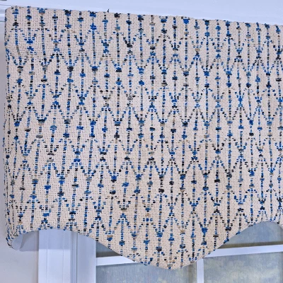 RLF Home 100% Cotton Sassari Regal With Poly/Cotton Ivory Lining Rod Pocket Valance 50" X 15" Natural 7 RLF Home 100% Cotton Sassari Regal With Poly/Cotton Ivory Lining Rod Pocket Valance 50" X 15" Natural - Image 5