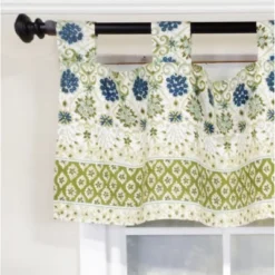 RLF Home 4" Top Tab High Quality Fabric Viviana Tab Valance For Windows 50" X 16" Natural -RLF Home Sales GUEST 3d80c9c3 f8ea 41a2 bdca e5f0d62f2eac