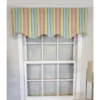 RLF Home Bay Stripe Regal Lining Luxurious And Elegant Window Treatment Valance 50" X 17" Multicolor -RLF Home Sales GUEST 4935efbc 24b5 4c8e 827e ea7b24f213e9