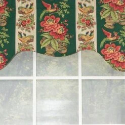 RLF Home Rochelle Dutchess 100% Cotton With Fully Lined 3" Rod Pocket Valnance For Windows 50" X 17" Green 9 RLF Home Rochelle Dutchess 100% Cotton With Fully Lined 3" Rod Pocket Valnance For Windows 50" X 17" Green -RLF Home Sales GUEST 49e3c7cc 317f 4db7 804c 8b807f7d4586