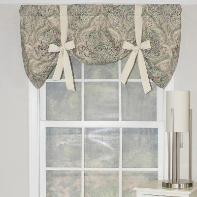 RLF Home Lady Queen Tailored 100% Cotton With Fully Lined 3" Rod Pocket Valnance For Windows 50" X 20" Multi 3 RLF Home Lady Queen Tailored 100% Cotton With Fully Lined 3" Rod Pocket Valnance For Windows 50" X 20" Multi