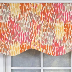 RLF Home 100% Cotton Dazzle Provance With Poly/Cotton Ivory Lining Rod Pocket Valance 50" X 17" Orange 10 RLF Home 100% Cotton Dazzle Provance With Poly/Cotton Ivory Lining Rod Pocket Valance 50" X 17" Orange -RLF Home Sales GUEST 4a434a0a 11a8 4eb3 9efc 7ed1f48f2e49