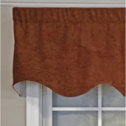 RLF Home 3" Rod Pocket High Quality Fabric Vintage Regal Valance For Windows 50" X 17" Watermelon -RLF Home Sales GUEST 4b219de9 5c28 44da 956e 7cb4f617d7a6