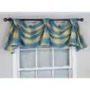 RLF Home Duncaster 2-Scoop Celebration 100% Cotton With Fully Lined 3" Rod Pocket Valnance For Windows 45" X 18" Porcelain -RLF Home Sales GUEST 4de962c7 e6c2 46b4 b261 d6815cefa374