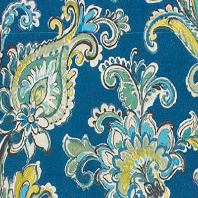 Sconset Rega Style 3" Rod Pocket Valance 50" X 17" Pacific By RLF Home 4 Sconset Rega Style 3" Rod Pocket Valance 50" X 17" Pacific By RLF Home - Image 2