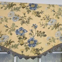 RLF Home 100% Cotton Sunrise Cornice Fully Lined Windows Rod Pocket Valance 50" X 17" Yellow 9 RLF Home 100% Cotton Sunrise Cornice Fully Lined Windows Rod Pocket Valance 50" X 17" Yellow -RLF Home Sales GUEST 56ac17a7 8d93 4d69 ae8d e5b06fe64ebd