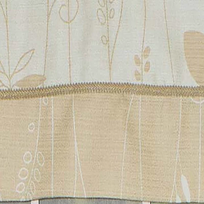 RLF Home Aquarelles Window Treatment Banded Premium Quality Valance 3" Rod Pocket 50" X 16" Aqua Mist 4 RLF Home Aquarelles Window Treatment Banded Premium Quality Valance 3" Rod Pocket 50" X 16" Aqua Mist - Image 2