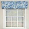 RLF Home 100% Cotton Mystify Petticoat Fully Lined Windows Rod Pocket Valance 50" X 15" Blue 1 RLF Home 100% Cotton Mystify Petticoat Fully Lined Windows Rod Pocket Valance 50" X 15" Blue -RLF Home Sales GUEST 5c196ef2 c013 4847 b945 1c53321278eb