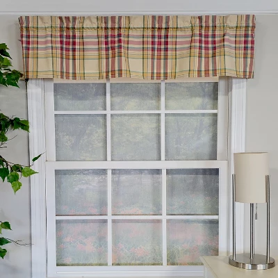 RLF Home 100% Polyester Syon Park Tailored Unlined Windows Rod Pocket Valance 51" X 12" Amber 3 RLF Home 100% Polyester Syon Park Tailored Unlined Windows Rod Pocket Valance 51" X 12" Amber