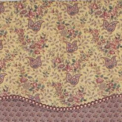 RLF Home Lavender Days Trimmed Glory 100% Cotton With Fully Lined 3" Rod Pocket Valnance For Windows 50" X 16" Lavender -RLF Home Sales GUEST 61a2d8ca 4325 40ed 8d67 35a109a208e7