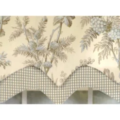 RLF Home 3" Rod Pocket High Quality Fabric Brantwood D-Regal Valance For Windows 50" X 17" Mist 9 RLF Home 3" Rod Pocket High Quality Fabric Brantwood D-Regal Valance For Windows 50" X 17" Mist -RLF Home Sales GUEST 655750b2 4d0c 4cff ba02 893dae88363f