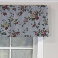 RLF Home Flower Grid Tailored 100% Cotton With Fully Lined 3" Rod Pocket Valnance For Windows 50" X 14" Chetwode 7 RLF Home Flower Grid Tailored 100% Cotton With Fully Lined 3" Rod Pocket Valnance For Windows 50" X 14" Chetwode -RLF Home Sales GUEST 6f3048ad 7c88 448b bdab c2a88f910126