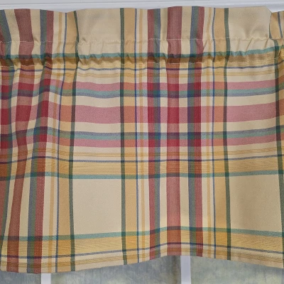RLF Home 100% Polyester Syon Park Tailored Unlined Windows Rod Pocket Valance 51" X 12" Amber 6 RLF Home 100% Polyester Syon Park Tailored Unlined Windows Rod Pocket Valance 51" X 12" Amber - Image 4