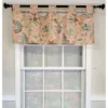 RLF Home 4" Top Tab High Quality Fabric Every Tab Valance For Windows 50" X 16" Rose -RLF Home Sales GUEST 78a2cce7 ebf6 4759 b5e6 0ce46bff182c