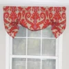 RLF Home Vibrant Colors In Southwest Designs Butterfly Stylish Windows Valance 3" Rod Pocket 50" X 16" Hibiscus Orange