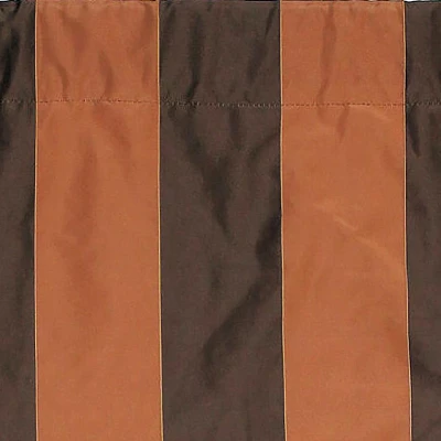 RLF Home Pascal Corded Cornice 100% Cotton With Fully Lined 3" Rod Pocket Valnance For Windows 50" X 17" Chocolate 5 RLF Home Pascal Corded Cornice 100% Cotton With Fully Lined 3" Rod Pocket Valnance For Windows 50" X 17" Chocolate - Image 3