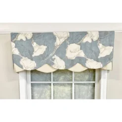 Calla Petticoat Valance 3in Rod Pocket Contrast Bottom Fabric 50in X 15in By RLF Home -RLF Home Sales GUEST 884850c1 87df 4ae3 8934 d5f7f5cfdafb