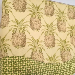 RLF Home 100% Cotton Kingston Glory Fully Lined Windows Rod Pocket Valance 50" X 16" Yellow -RLF Home Sales GUEST 8b24d433 8a04 41de b7d7 0ef6fb538de1