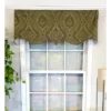RLF Home Chintz Regal 3" Rod Pocket Lining Luxurious And Elegant Window Treatment Valance 50" X 17" Olive -RLF Home Sales GUEST 8e07f4ca b7f7 432c abc2 401f792461c2