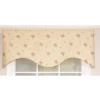 RLF Home Hillside Corded Cornice 100% Cotton With Fully Lined 3" Rod Pocket Valnance For Windows 50" X 17" Natural -RLF Home Sales GUEST 9246d3d6 e5e6 42d4 a855 8da05562a905