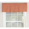 RLF Home Le Fleur Pleated 100% Cotton With Fully Lined 3" Rod Pocket Valnance For Windows 42" X 15" Coral -RLF Home Sales GUEST 935e552c 965d 4192 b9b9 4b726a3e9414