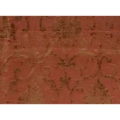 RLF Home 3" Rod Pocket High Quality Fabric Kamau Garnet Regal Valance For Windows 50" X 17" Garnet -RLF Home Sales GUEST 956014ee 003f 47c1 b05d 1c3c1c4db95e