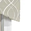 Fast Driver Cornice 3" Rod Pocket Window Valance 50" X 17" Pearl By RLF Home -RLF Home Sales GUEST 9b932d1b 0f7c 472f 9a0a 2a7160af61f9
