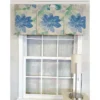 RLF Home 3" Rod Pocket High Quality Fabric Mantra Pleated Valance For Windows 50" X 17" Azure -RLF Home Sales GUEST a2344279 0791 41f8 be02 b99050dec900