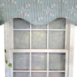 RLF Home Paddle Away Cornice 100% Cotton With Fully Lined 3" Rod Pocket Valnance For Windows 50" X 17" Spa 9 RLF Home Paddle Away Cornice 100% Cotton With Fully Lined 3" Rod Pocket Valnance For Windows 50" X 17" Spa -RLF Home Sales GUEST b46d289a 55b5 4568 8405 065a94336f61