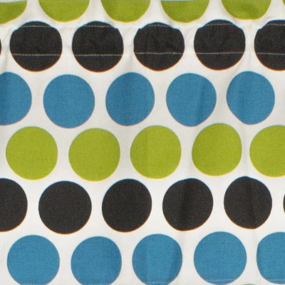 RLF Home Fanci Tailored 100% Cotton With Fully Lined 3" Rod Pocket Valnance For Windows 50" X 14" Multi 5 RLF Home Fanci Tailored 100% Cotton With Fully Lined 3" Rod Pocket Valnance For Windows 50" X 14" Multi - Image 3