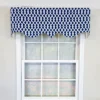 RLF Home 100% Cotton Jewel Regal Fully Lined Windows Rod Pocket Valance 50" X 17" Navy -RLF Home Sales GUEST bb360d31 2554 4b64 94ce 6c3b9e450304