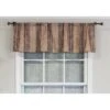 RLF Home Spice Stripe Tailored 100% Cotton With Fully Lined 3" Rod Pocket Valnance For Windows 50" X 14" Mulberry -RLF Home Sales GUEST c47d3075 7c4f 4c61 b14d 98cf3dabf4ba