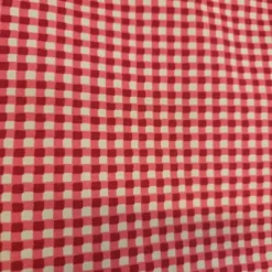 RLF Home Cherry Check Cornice Valance - 100% Cotton With Ivory Lining 50" X 17" Red -RLF Home Sales GUEST cab1176d a804 4d65 ad96 7b6d0f24afc3